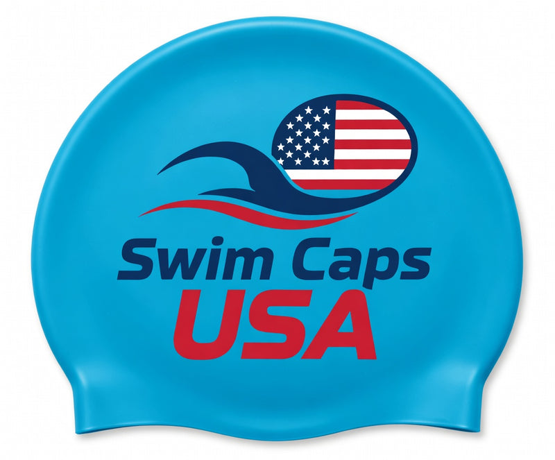Silicone swim cap
