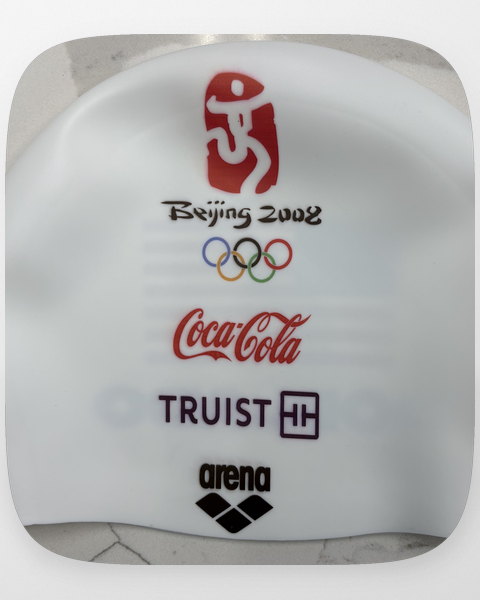 Team sponsor printed cap
